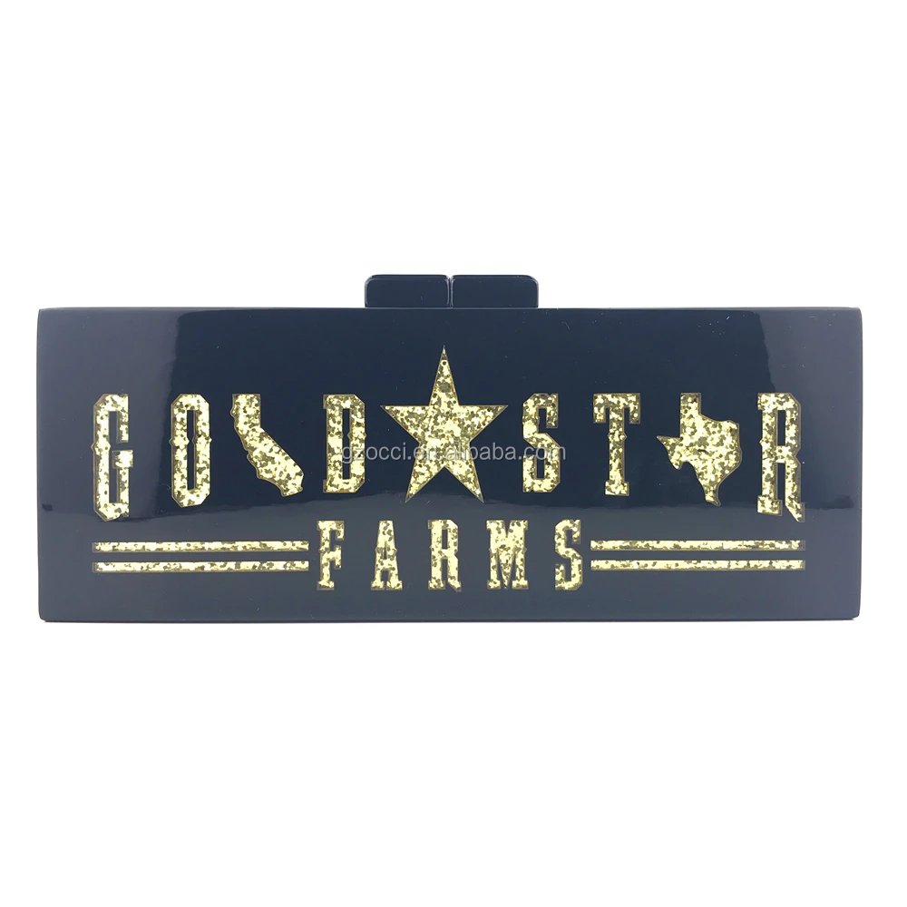 
OC4060 Guangzhou Evening Bag Manufacturer Custom Acrylic Bag Womens Clutch Purse 