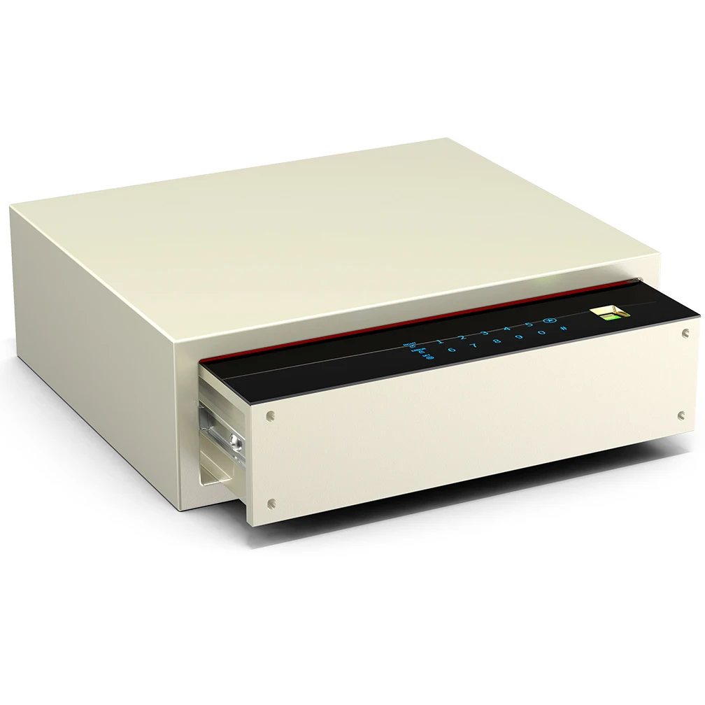 Factory supply  secret Password wardrobe fingerprint  hidden Cash Drawer Safe Deposit Box