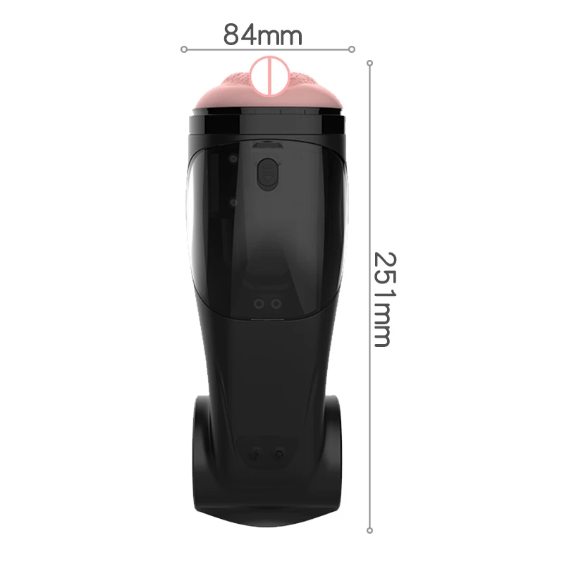 
360 Degree Rotating Sex Toys for Men 3D Vagina Vibrator Erotic Pussy Male Electronic Masturbator Cup 