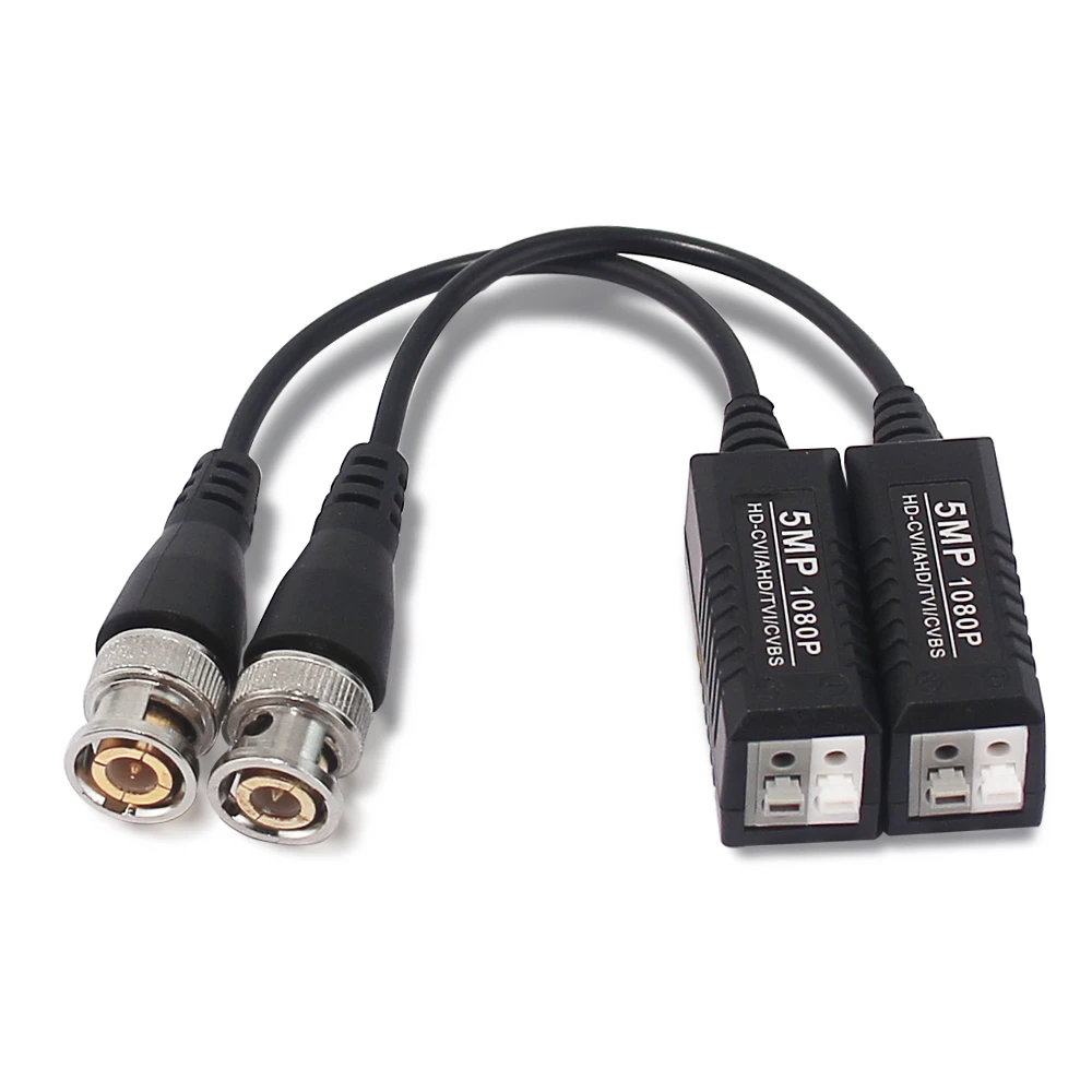 passive Active hd video balun power 5MP price /audio balun for CCTV signal