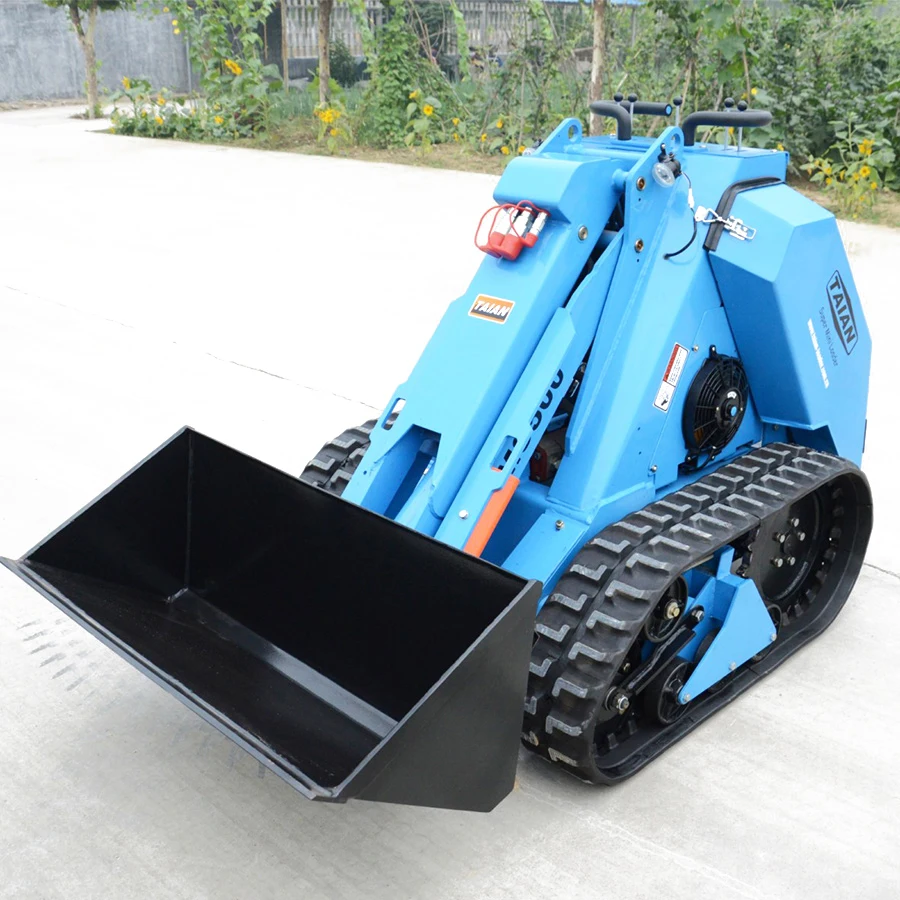 Ce Approved Farmland Mini Skid Steer Loader With Trench Backfiller