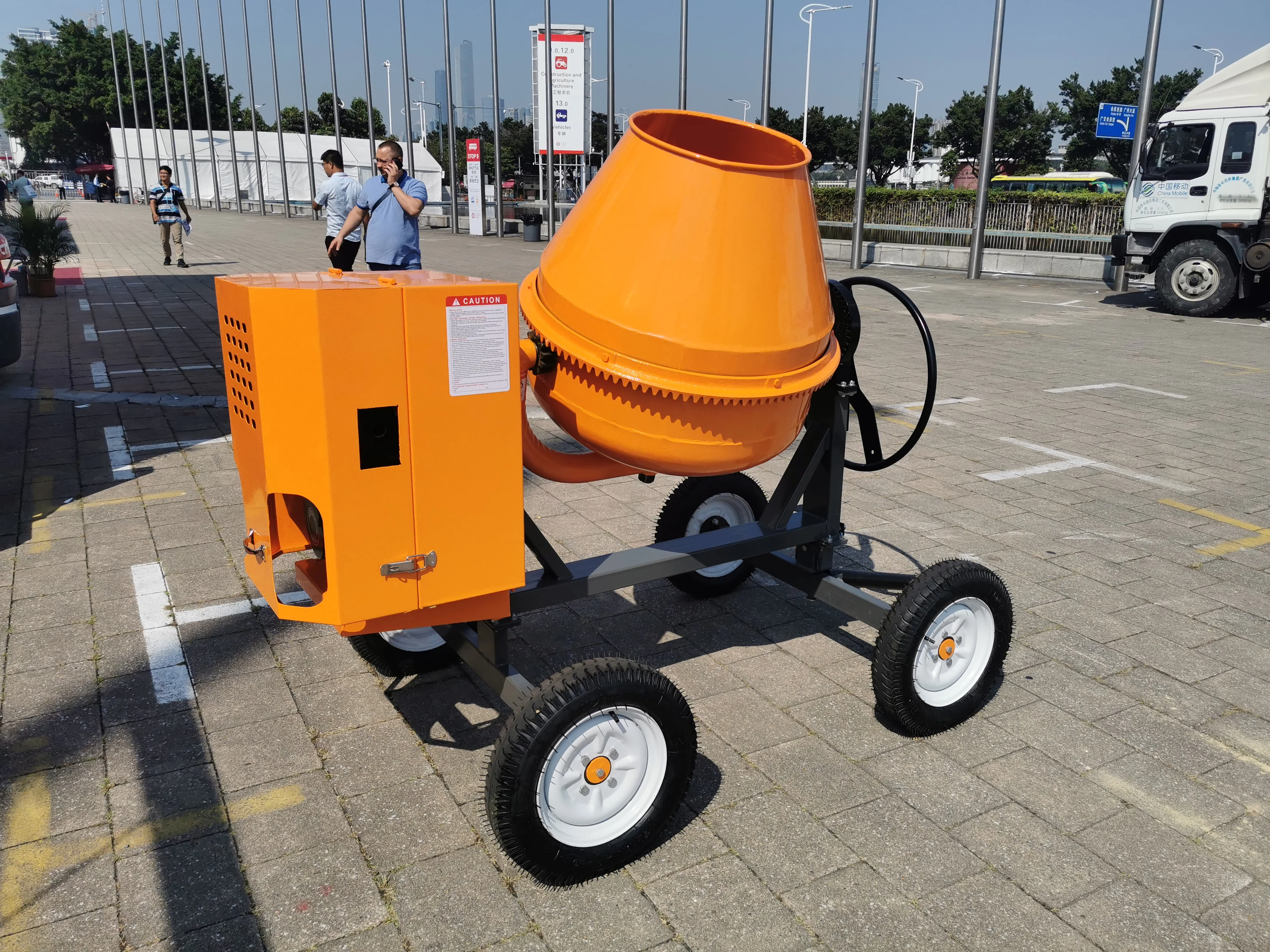 120L-750L мини-Бетономешалка с насосом для