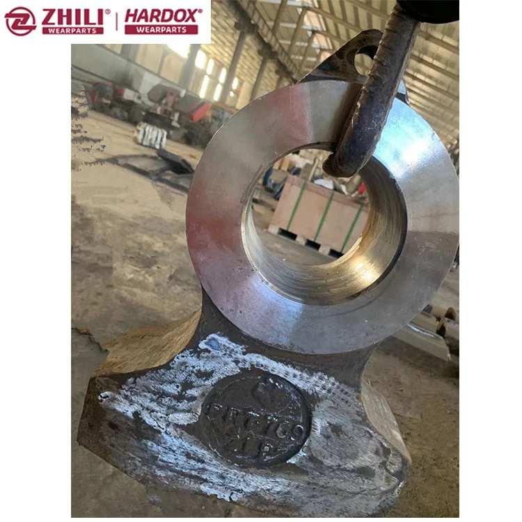 Износостойкая дробилка из Китая молотки высокомарганцевой легированной стали запасные части для каменной угольной клинкерной дробилки молотковая головка