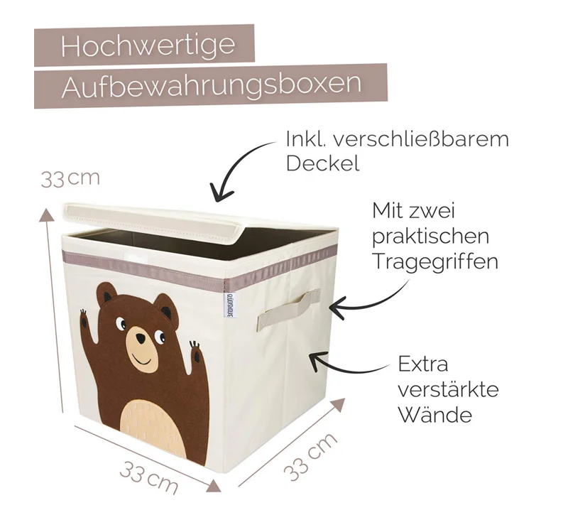 Hot Selling Fabric 3d Storage Box Baby