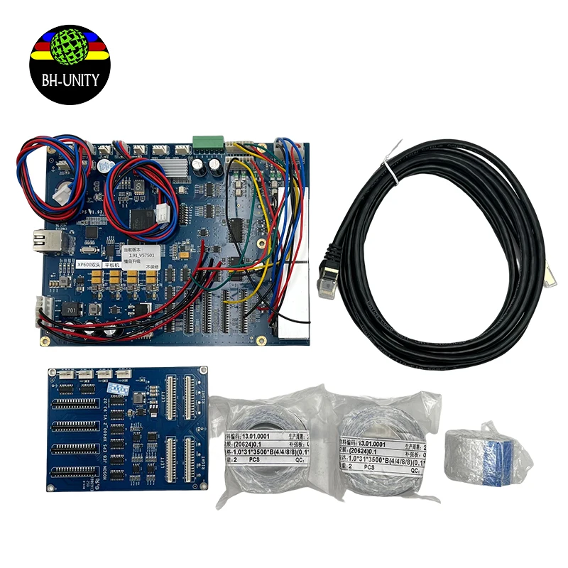 Double Head XP600 UV Board Set Network Version DX10 DX11 Full Carriage Main for Uv Flatbed Printer