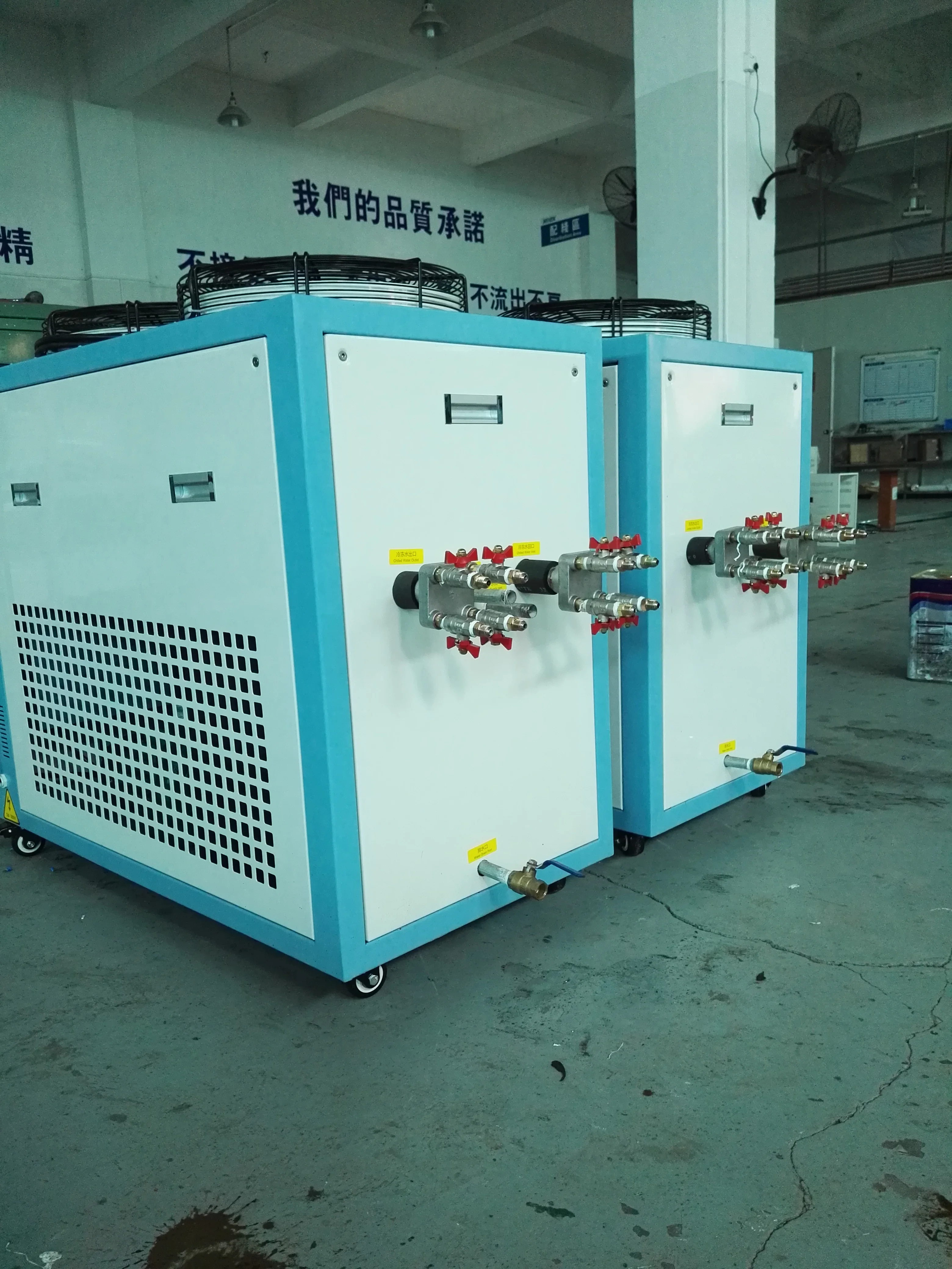 air cooled 3hp water chiller for 150ton injection machines