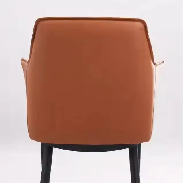 AOBL Nordic style PU подушка стул металлические ножки табурета оптовая цена обеденный