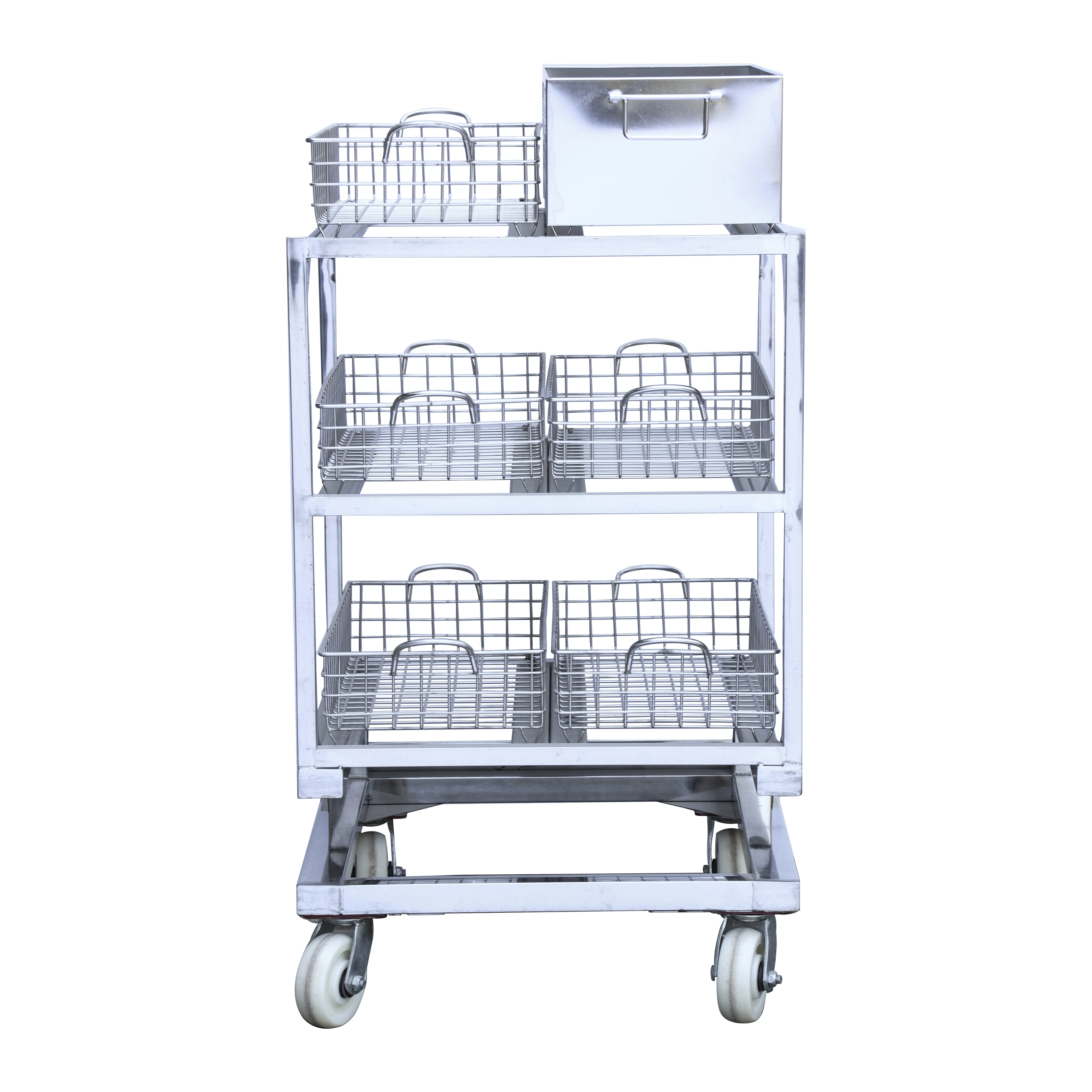 Victory brand non-embroidered steel universal wheel activity car hotel restaurant disinfection cabinet original accessories