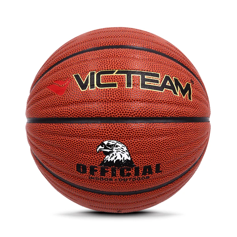 China Customizable Durability PU Material Official Size 5 6 7 Printed Team Sports Basketball Ball