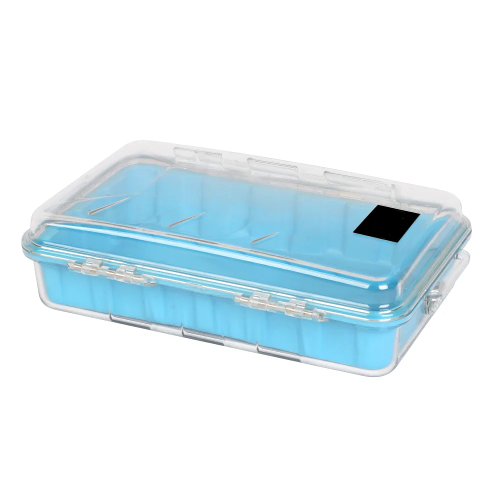 Plastic Mini Storage Box with Snap Hook Detachable Silicone Pad Storing Accessories Box 161004