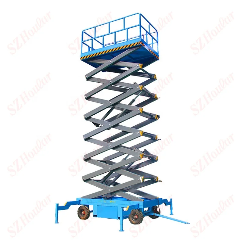 hydraulic scissor platform lift 10m electric hydraulic lift platform 8m folding work platform 12M
