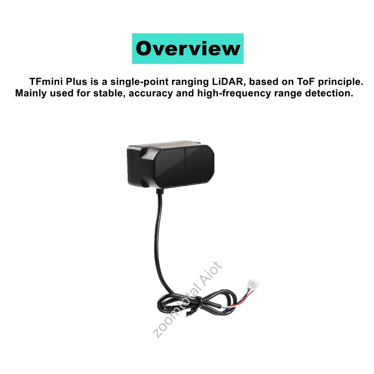 ToF LiDAR TFmini Plus ranging stable accuracy high-frequency range detection Pedestrian/Vehicle detection Intelligent gate