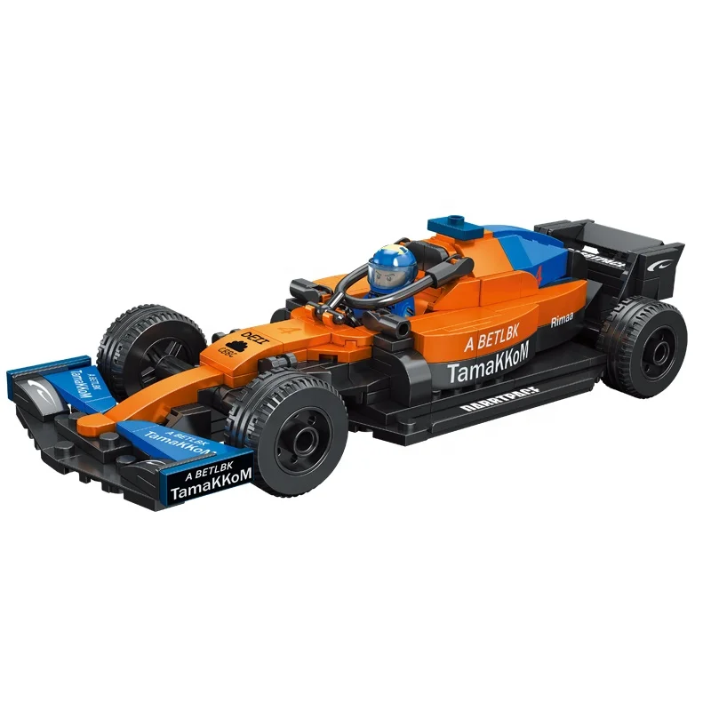 Wholesale Formula-One Racing Car Model Building Block Sets Speed Champions Assembled Blocks Educational Toys For Children Gift