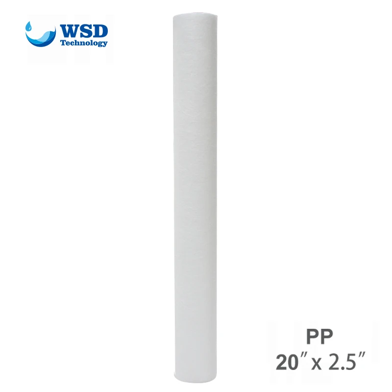 water purifier pp cotton filter 5 micron 20 inch sediment filter cartridge pp filter element