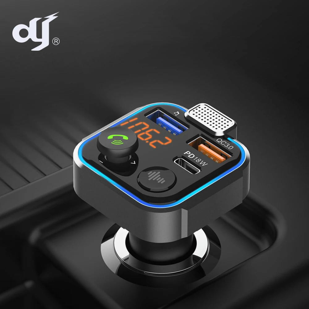  Новое поступление быстрая зарядка автомобильный FM-передатчик QC3.0 Bluetooth 5 0 комплект громкой
