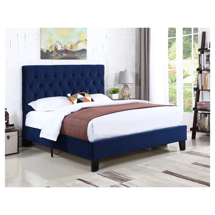 Manufacturer Direct Selling CX610C KD Upholstered Soft Modern Style Beds queen size bed