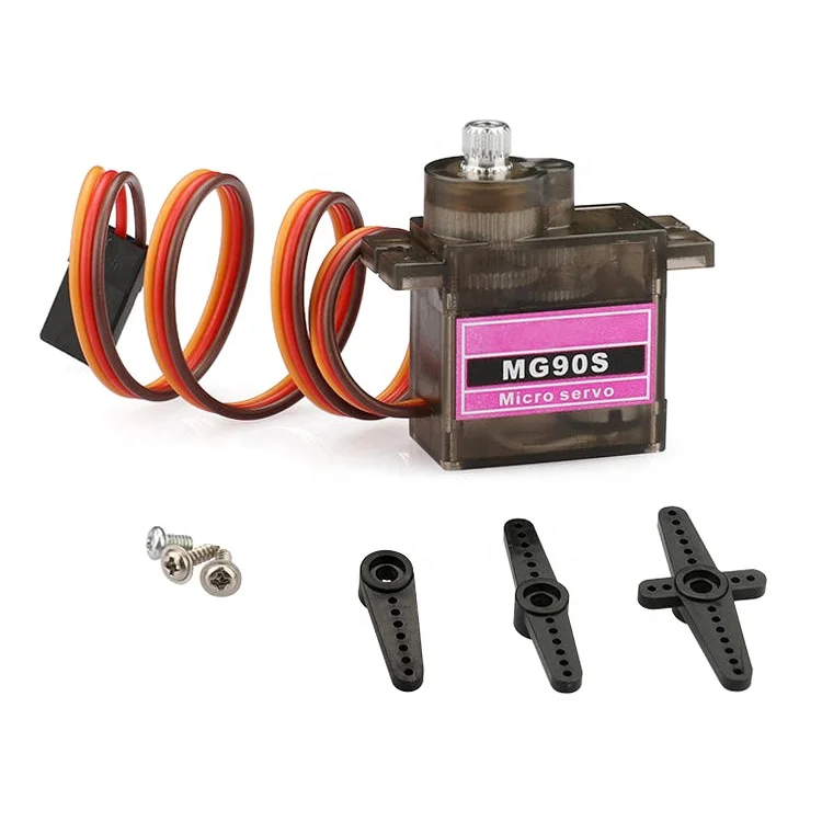 Micro MG90 9g Metal Gear Servo Analog Servo Motor 4.8V-6V Tower Pro MG90S For RC Helicopter Planes Aircraft Boat Car
