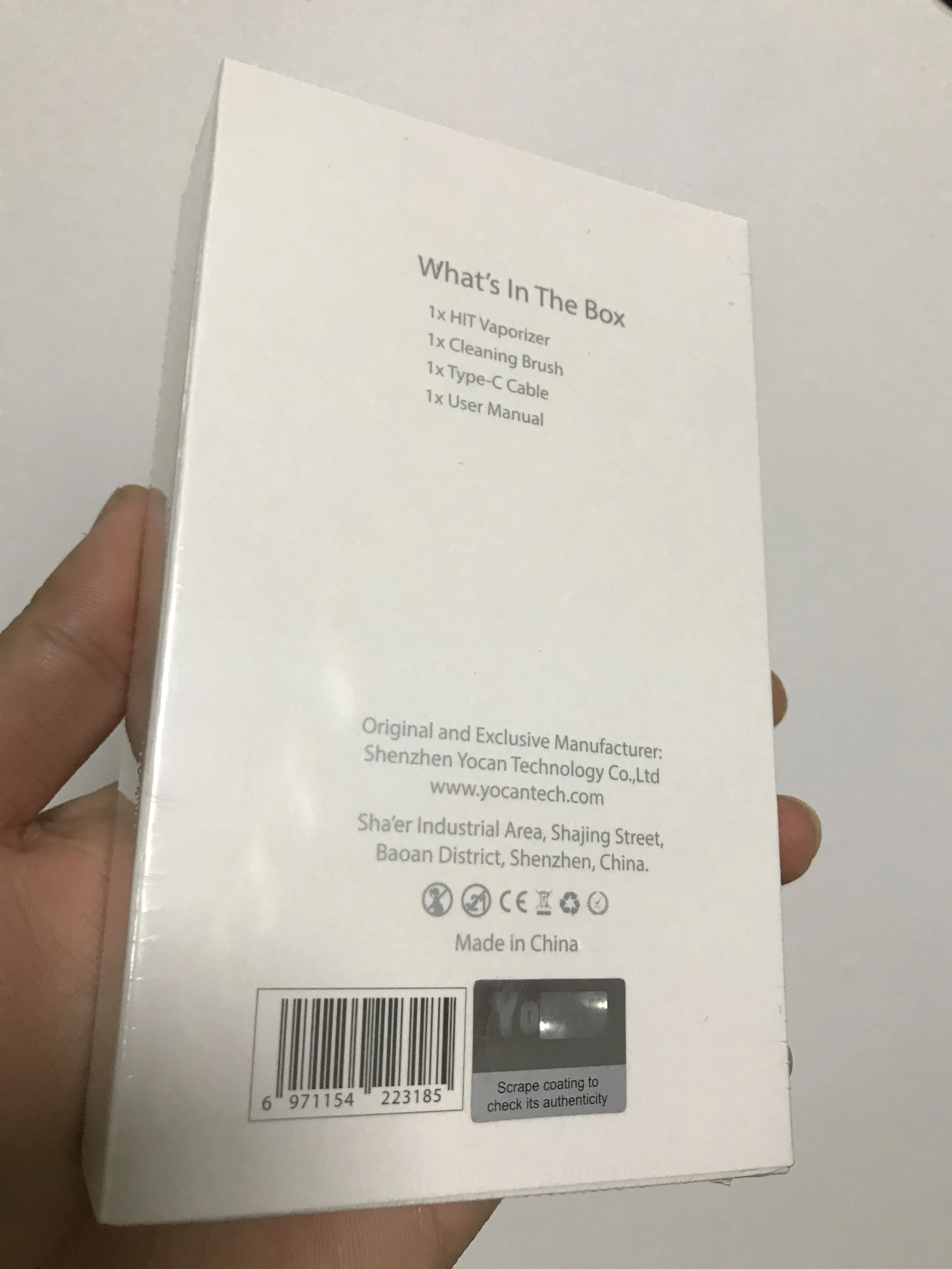 Yocan Hit Smart vibration reminder Vaporizer Dry Herb Vape Pen starter kit with OLED display ceramic heating from jason