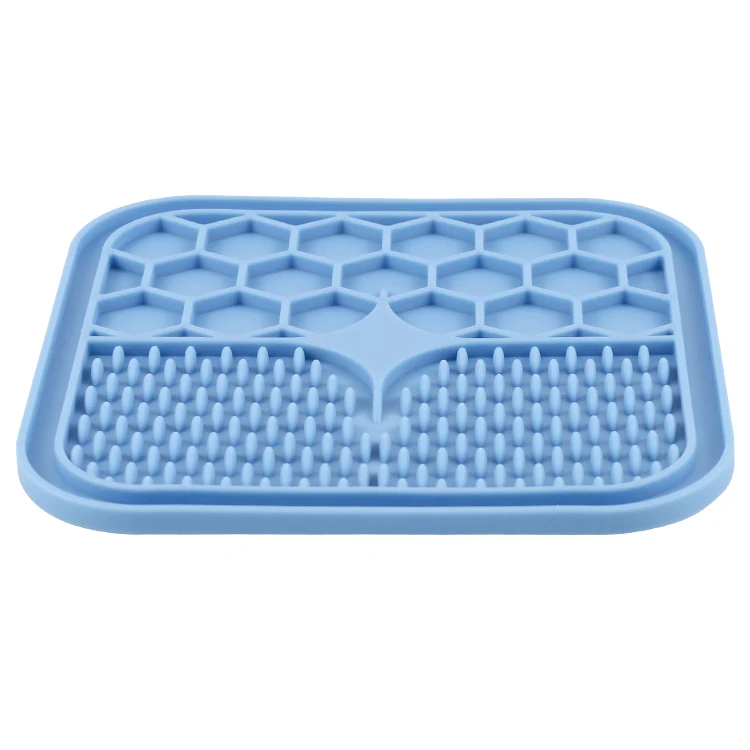 
Amazon Best Selling Easy Clean Silicone Slow Feeder Dog Licking Mat Pet Lick Mat for Dogs 