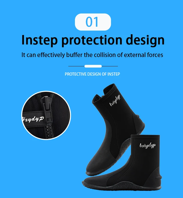 Sinodiving With Zipper Marine Sailing Deck Boots Beach Volleyball Sand Soccer Socks Swimming Diving Socks