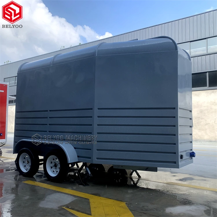 Mobile Horse Trailer Food Truck Mini Vintage House Box Food Trailer Mobile Bar Drink Coffee Shop Truck Trailer Food Cart