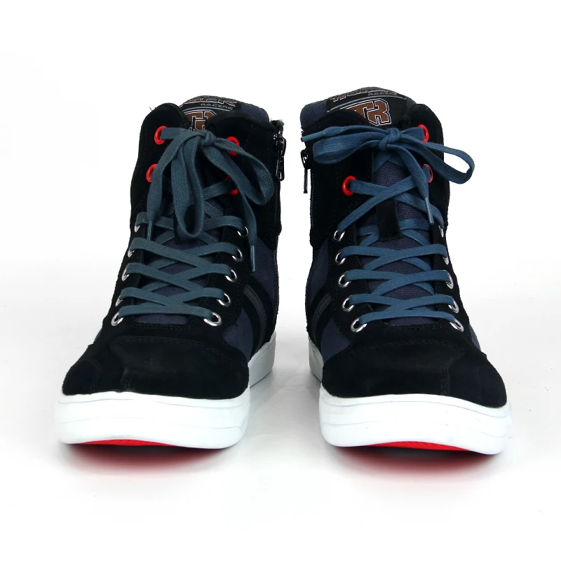 Hot New Products Outdoor Fashionable Chunky Biker Shoes Motorcycle Riding Boots
