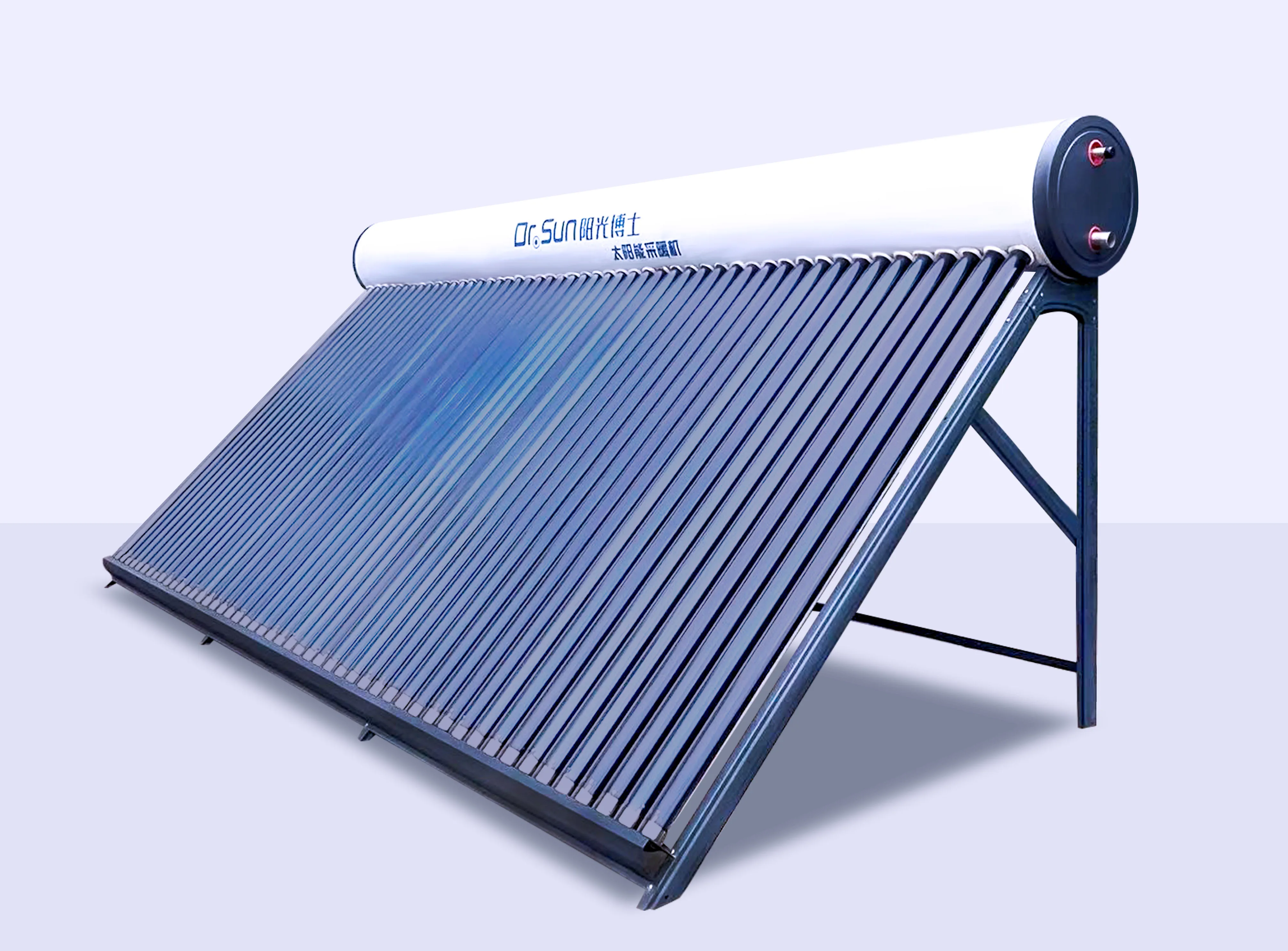 Dr. Sunshine Unpressrized Evacuated Tube Solar Water Heater Solar Heating System