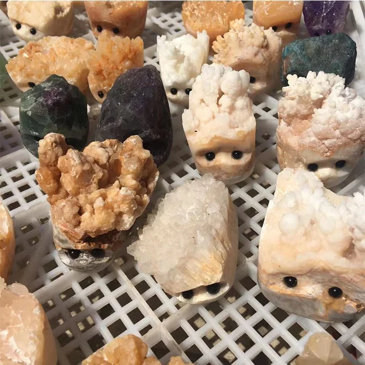 Wholesale Natural Hedgehog Shaped Crystal Cluster Crafts