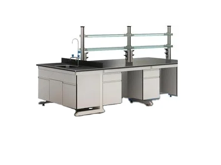 Steel workbench designs chemistry with sink Lab table
