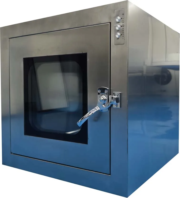 Clean Room Dynamic Pass Box Stainless Steel Static Electrical Interlocking Transmission Box