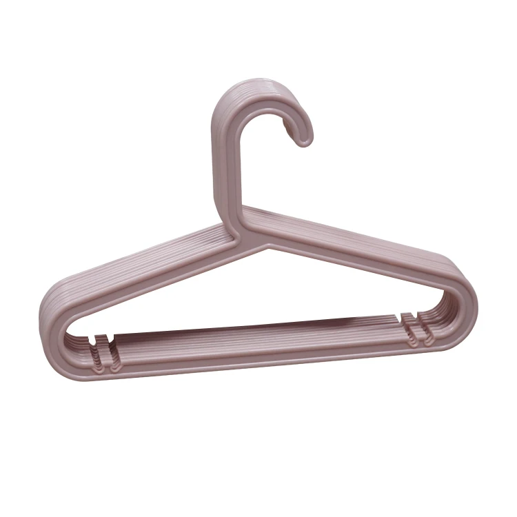 Wholesale Kids Plastic Clothes Hangers High Quality Recycled Plastic Clothes Hanger