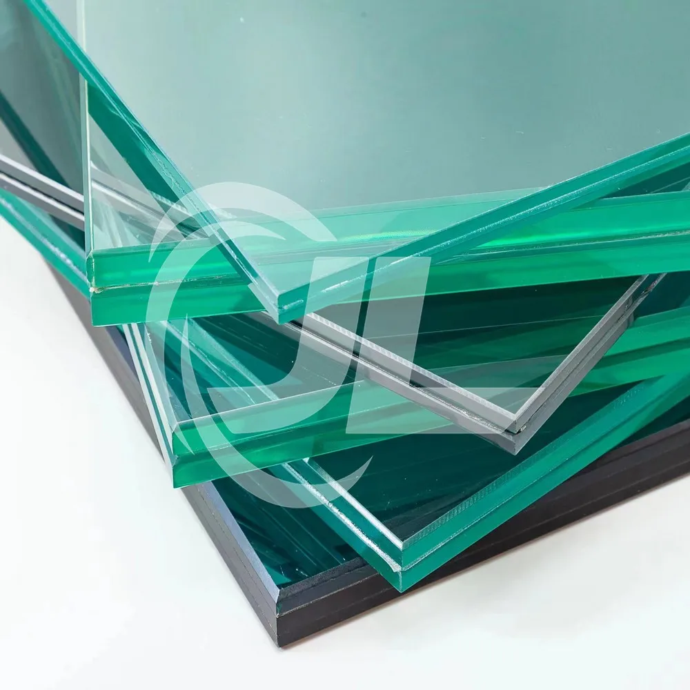 20mm composite laminated glass unbreakable glass piece for building front doors with glass side panels