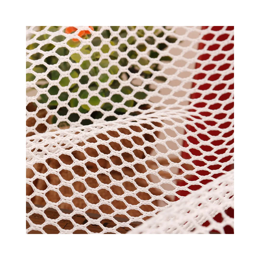 
High quality wholesale A014 hexagonal netting mesh 1.6M shoes sport stretch fish scale fabric 