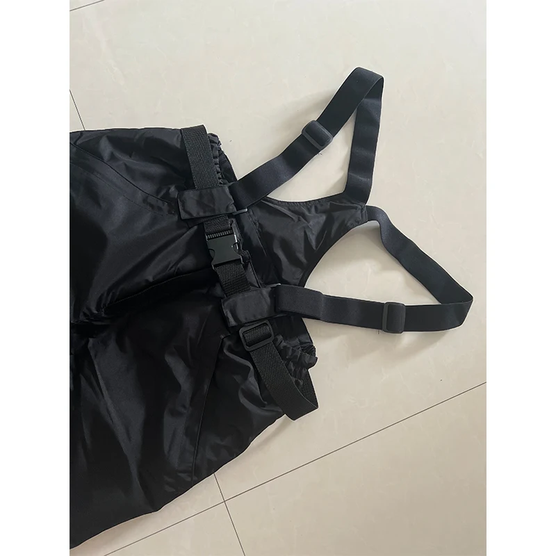 TONGYANG New Winter Thick Warm Baggy Ski Pants Men Women Windproof Waterproof Suspender Trousers Snow Snowboard Pants Plus Size