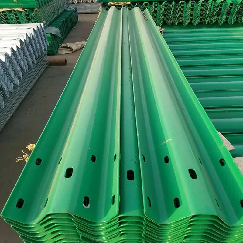 Thrie Beam Highway Guardrail Customized Corrugated Steel Guard Plate