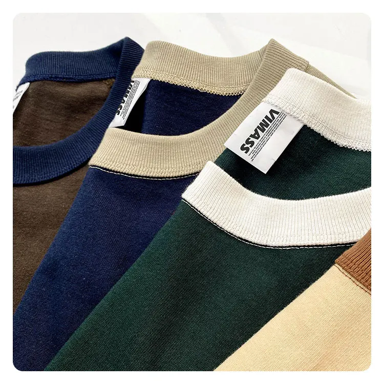 high quality French Terry oversize t-shirts plastic t-shirt bag making machine unisex blank hoodies