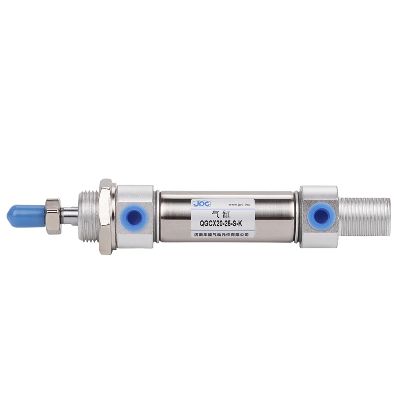 
QGCX Series Factory main product Aluminium alloy Stainless steel mini cylinder 200~300mm Maximum stroke 