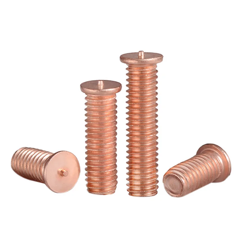 M16 M20 Brass Bronze Copper Alloy H59 H62 Nickel Tin Plated FH FHS FHA Flat Head Self Clinching Stud Bolt