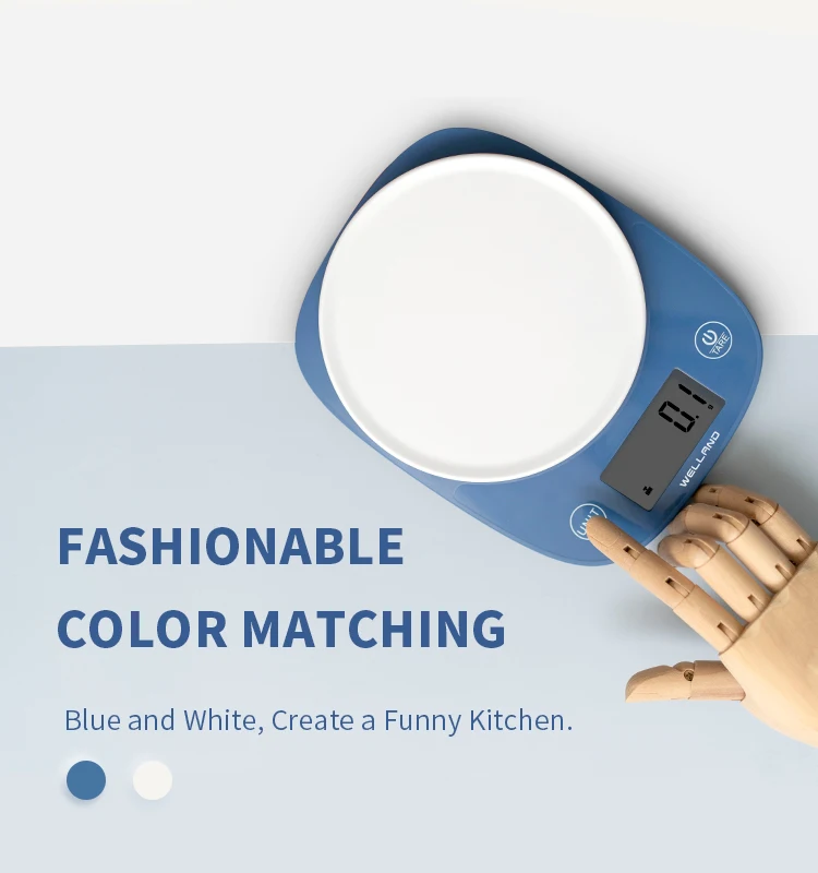 Plastic ABS Tare Kitchen Food Bake Cooker Helper Accurate Tare Battery Little Battery LCD Electronic Scale