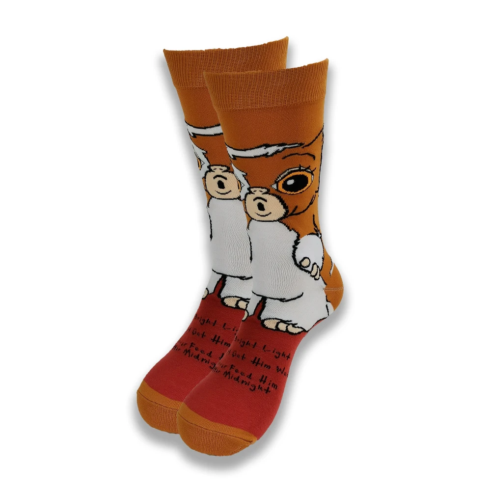 A Pair of Socks for Men and Women with Cartoon Characters and Animals Advanced Sewing in Autumn and Winter