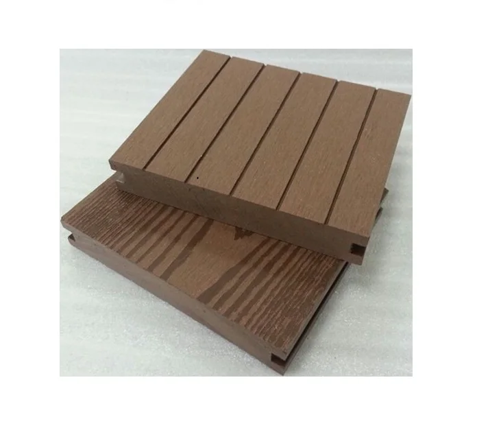 Natural Feel Wood Plastic Composite Decking Boards WPC Decks and Terrace outdoor plastic deck floor covering