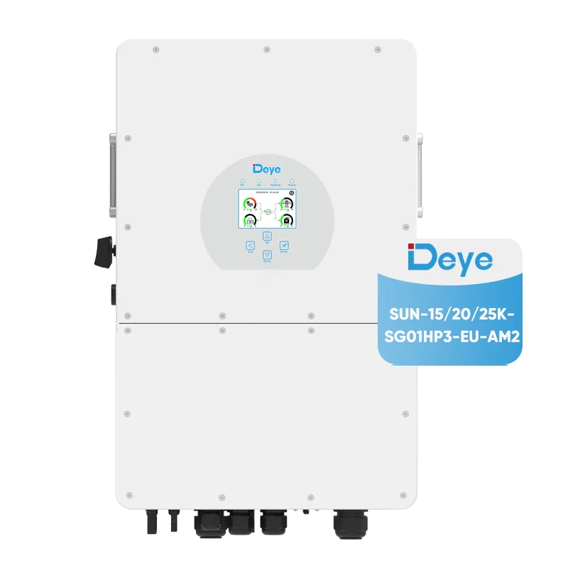 EU Warehouse Deye Sun Series 15KW 20KW 25KW High Voltage Three Phase Energy Storage Hybrid Solar Inverter