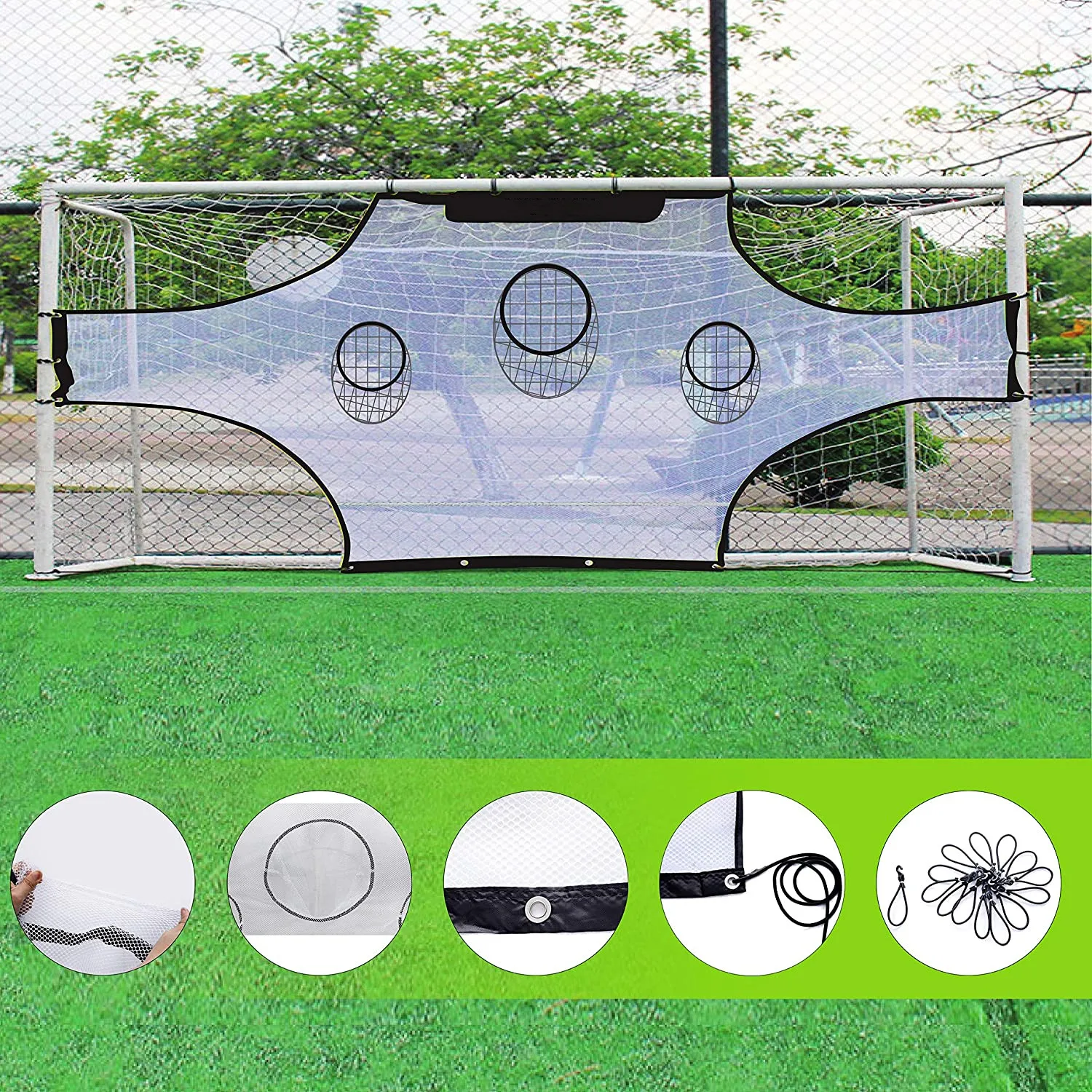 High Quality Portable Football Baseball Hitting Soccer Goal Target Net