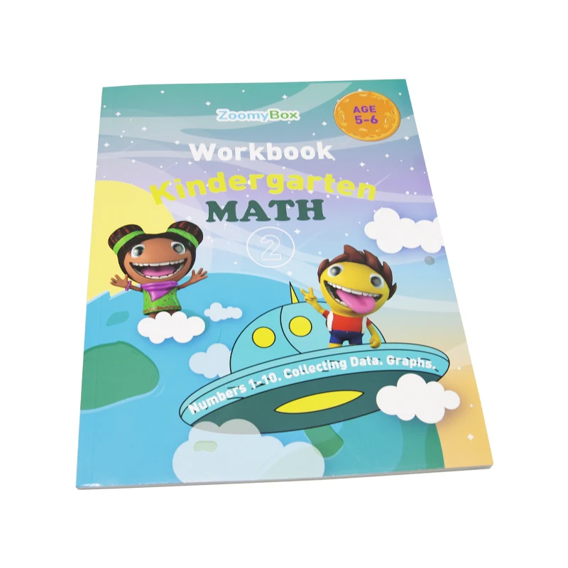 High Quality Custom Softcover Book Printing Children Textbook Wholesale Kids Work Book