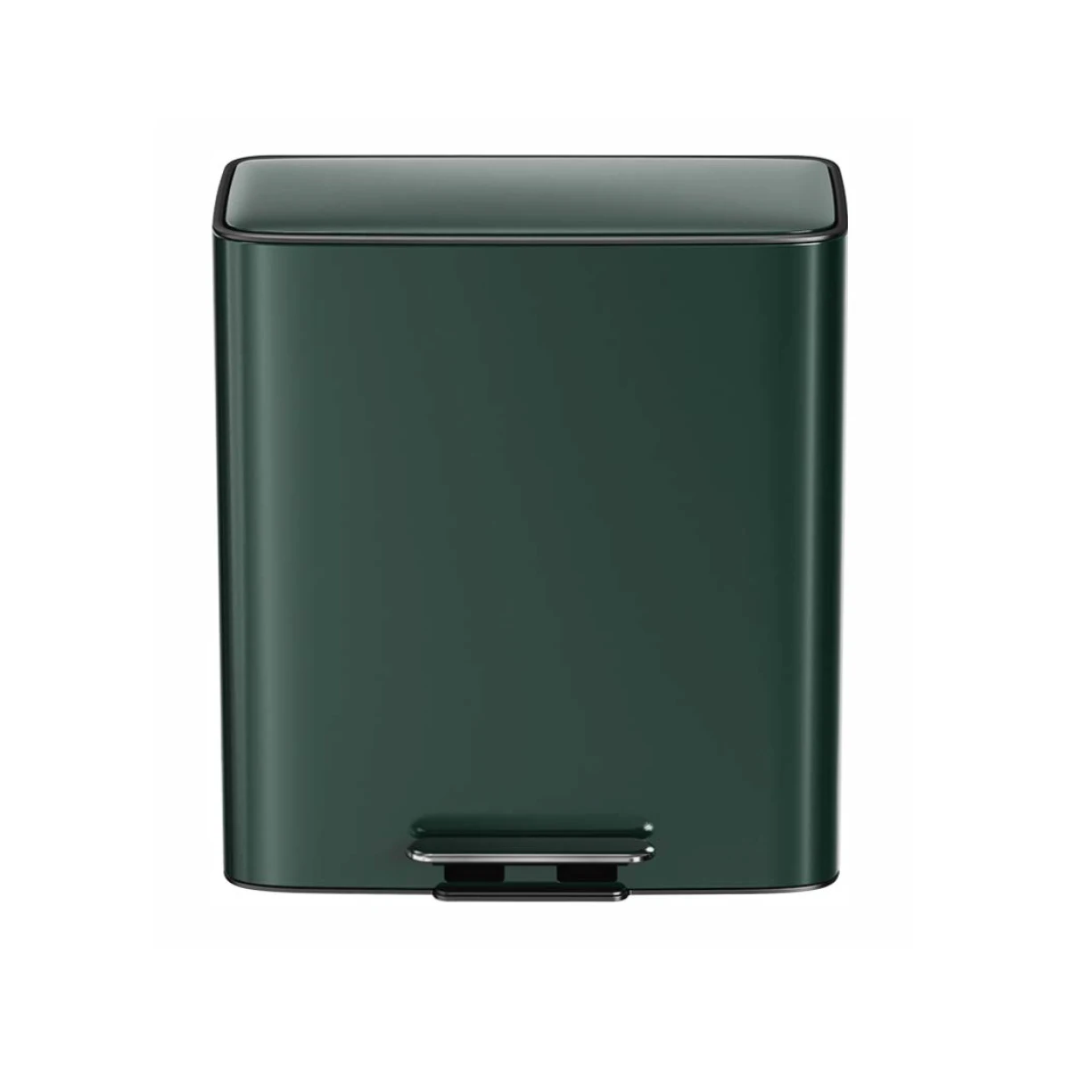 28L*2 stainless steel Soft Close living room office Square pedal trash bin waste bin trash can recycle bin