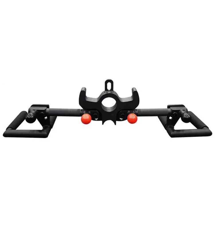 Factory Wholesale High Quality Multi-functional Lat Pull Down Bar Grip Fitness Handles Cable Gym Pulley Training Accessories
