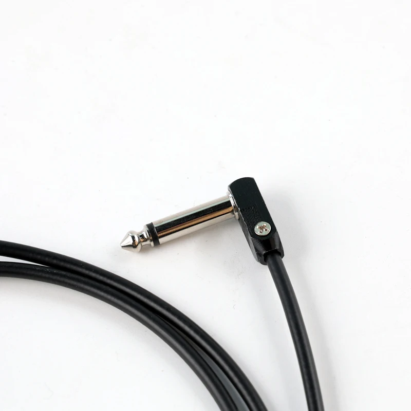 DIY New 6.35mm Solderless 1/4inch Connector L Right angle TS 6.35MM Plug For Guitar