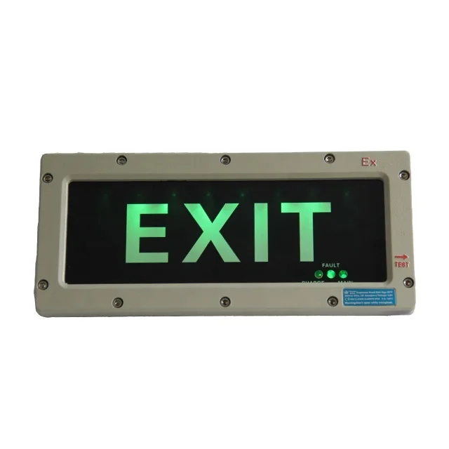 Hazardous Area Lights 3W Explosion Proof LED Emergency Light Exit Sign Lamps Explosion Proof Indicator Lamp