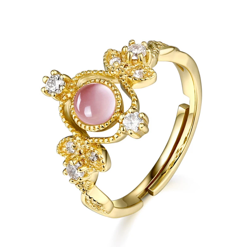 Оптовая Продажа с фабрики синий лунный камень кольцо 925 стерлингового серебра порошок кристалл камень кольцо