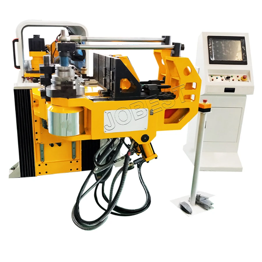 PLC Control Electric 4 Inch Mandrel Pipe Bender / CNC Pipe Tube Bending Machine